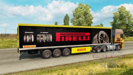 Pirelli peau pour la remorque pour Euro Truck Simulator 2