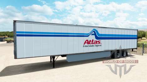 Une collection de peaux pour les remorques pour American Truck Simulator