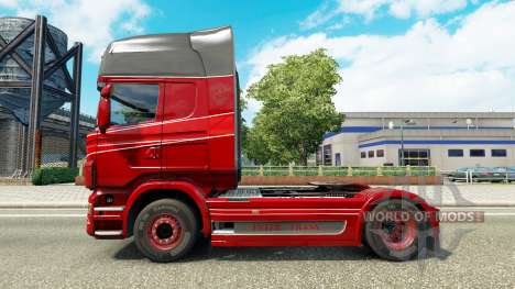 Haut-Inter-Trans auf der Zugmaschine Scania für Euro Truck Simulator 2