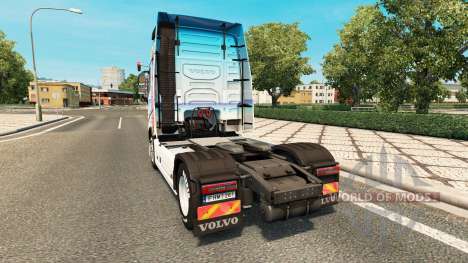 Miranda Kerr skin für Volvo-LKW für Euro Truck Simulator 2