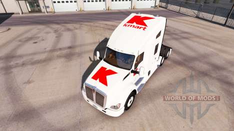 La peau Kmart pour Peterbilt et Kenworth camions pour American Truck Simulator