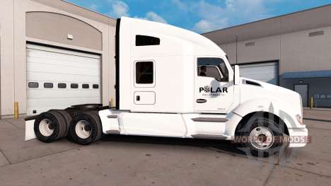 La peau sur un Polar Industries camion Kenworth pour American Truck Simulator