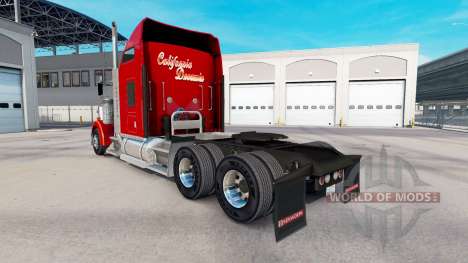 La peau California Dreamin sur le camion Kenwort pour American Truck Simulator