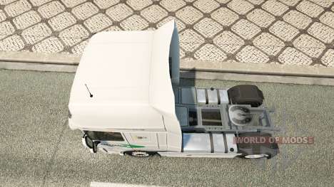 La peau sur Dobbs Logistique camion DAF pour Euro Truck Simulator 2