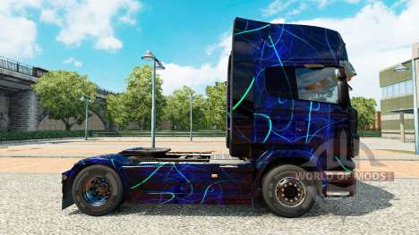 Haut Blauer Rauch auf Zugmaschine Scania für Euro Truck Simulator 2