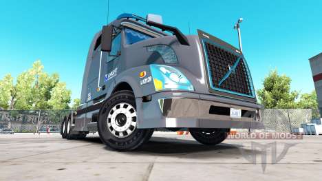 Haut auf die Ritter Refridgeration LKW Volvo VNL für American Truck Simulator