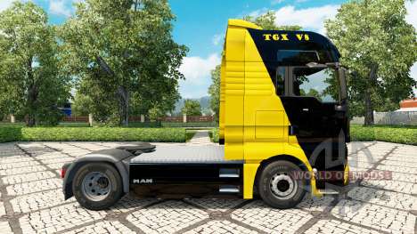 V8-Power skin für MAN-LKW für Euro Truck Simulator 2