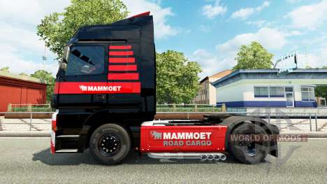 Mammoet de la peau pour le camion Mercedes-Benz pour Euro Truck Simulator 2