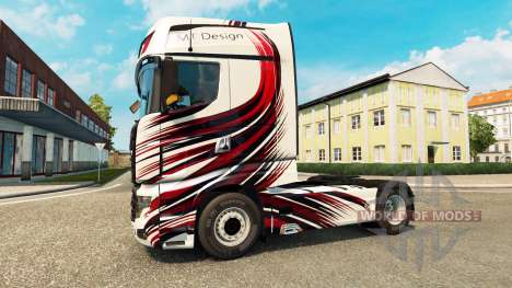MT Design de la peau pour Scania camion R700 pour Euro Truck Simulator 2