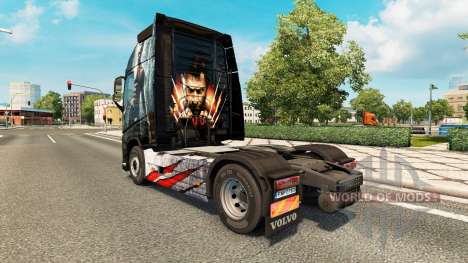La peau de Wolverine pour Volvo camion pour Euro Truck Simulator 2