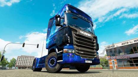 Cool l'Espace de la peau pour le camion Scania pour Euro Truck Simulator 2
