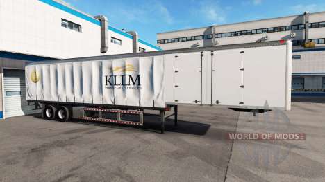 Une collection de peaux pour les remorques v3.0 pour American Truck Simulator