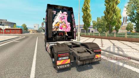 Monster High skin für Volvo-LKW für Euro Truck Simulator 2