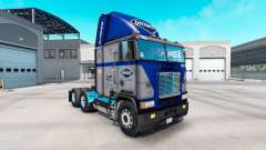 Haut Overnite auf LKW Freightliner FLB für American Truck Simulator