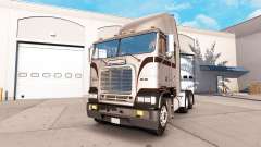 Haut Grau Metallic auf der Zugmaschine Freightliner FLB für American Truck Simulator
