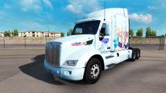 Yuyushiki de la peau pour le camion Peterbilt pour American Truck Simulator