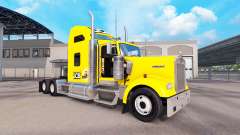 La peau JCB tracteur Kenworth W900 pour American Truck Simulator