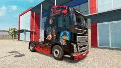 Freddy Krueger skin für Volvo-LKW für Euro Truck Simulator 2