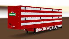 Semi-remorque camion à bétail pour Euro Truck Simulator 2