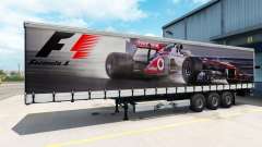 La peau de Formule 1 sur la semi-remorque pour American Truck Simulator