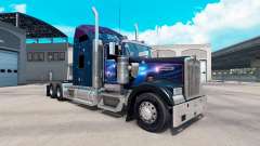 La peau Étoile filante sur le camion Kenworth W900 pour American Truck Simulator