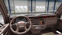 Luxus braune Innenausstattung Peterbilt 579 für American Truck Simulator