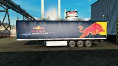 La peau de Red Bull sur la remorque pour Euro Truck Simulator 2