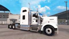 La peau sur un Polar Industries camion Kenworth W900 pour American Truck Simulator