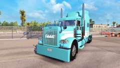 Haut, Blau-Weiß für den truck-Peterbilt 389 für American Truck Simulator