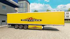 La peau Svyturys sur la remorque pour Euro Truck Simulator 2