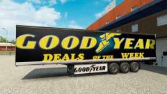 Haut Goodyear auf dem Anhänger für Euro Truck Simulator 2