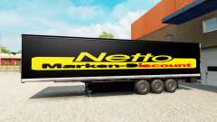 Haut Netto auf dem Anhänger für Euro Truck Simulator 2