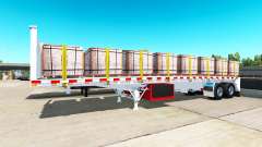 Une collection de semi-plates-formes pour American Truck Simulator