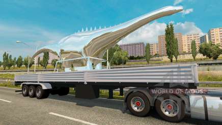 Trailer von Dinosaurier-Statue für Euro Truck Simulator 2