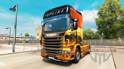 La peau Safari pour Scania camion pour Euro Truck Simulator 2