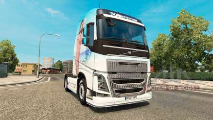 Miranda Kerr skin für Volvo-LKW für Euro Truck Simulator 2