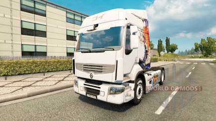 La peau de Koi pour tracteur Renault pour Euro Truck Simulator 2