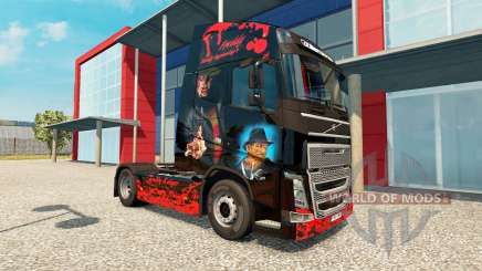 Freddy Krueger de la peau pour Volvo camion pour Euro Truck Simulator 2