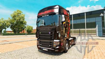 La peau de Sons of Anarchy sur tracteur Scania R700 pour Euro Truck Simulator 2