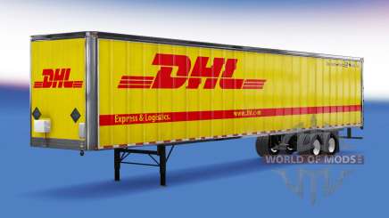 All-Metall-Auflieger DHL für American Truck Simulator