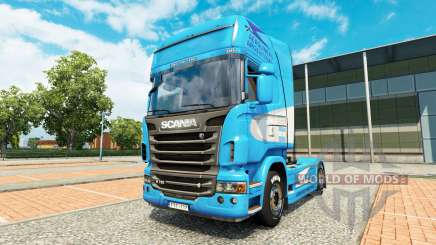 Aerolineas Argentinas-skin für den Scania truck für Euro Truck Simulator 2