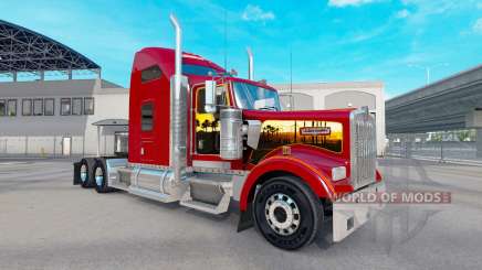 La peau California Dreamin sur le camion Kenworth W900 pour American Truck Simulator