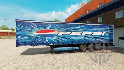 Pepsi-skin für den Anhänger für Euro Truck Simulator 2