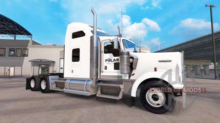 La peau sur un Polar Industries camion Kenworth W900 pour American Truck Simulator