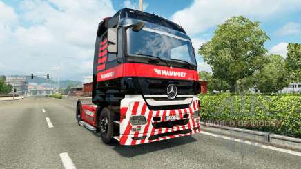 Mammoet de la peau pour le camion Mercedes-Benz pour Euro Truck Simulator 2