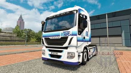 Ital trans peau pour Iveco tracteur pour Euro Truck Simulator 2
