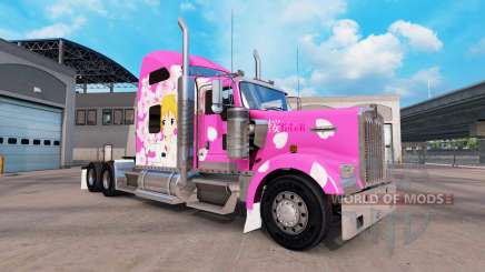 Sakura Haut für den Kenworth W900 Zugmaschine für American Truck Simulator