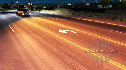 Golden-rotes Licht für American Truck Simulator