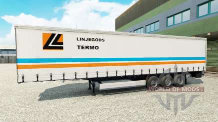 La peau Linjegods sur la remorque pour Euro Truck Simulator 2