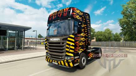 La flamme de la peau pour Scania camion pour Euro Truck Simulator 2